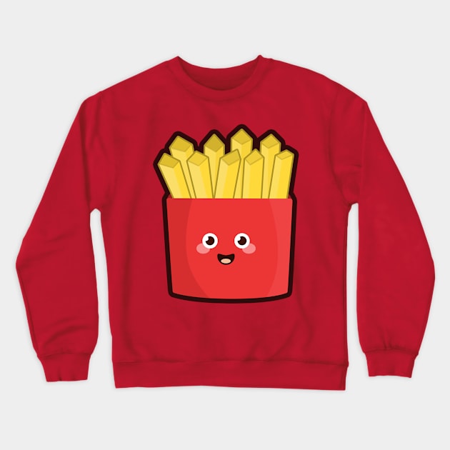 Kawaii French Fries Crewneck Sweatshirt by KawaiiNir